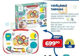 Sparkys Vzdělávací tabulka nabídka