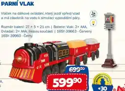 Sparkys Parní vlak nabídka