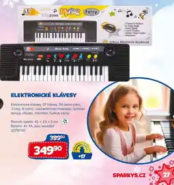 Sparkys Music Fairy elektronické klávesy nabídka