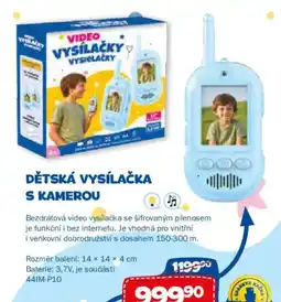 Sparkys Dětská vysílačka s kamerou nabídka