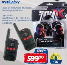Sparkys Spy X walkie talkies nabídka