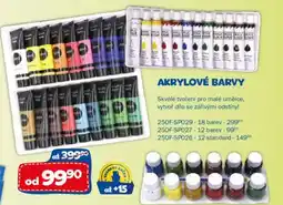 Sparkys Akrylové barvy nabídka