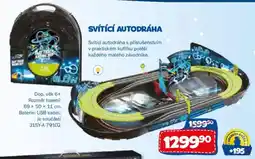 Sparkys svítící autodráha nabídka