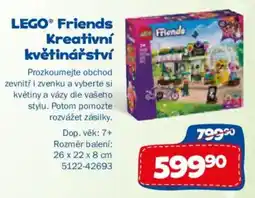 Sparkys Lego friends kreativní květinářství nabídka