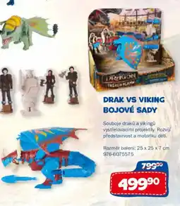 Sparkys Dragon vs Viking bojové sady nabídka