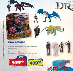 Sparkys Drak a viking nabídka