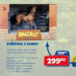 Sparkys Balulu zvířátka z farmy nabídka