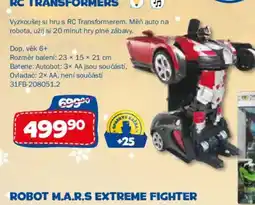 Sparkys Robot m.a.r.s extreme fighter nabídka