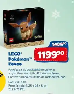 Sparkys Lego Pokemon Eevee nabídka