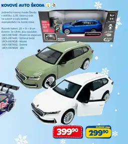 Sparkys Kovové auto Škoda nabídka