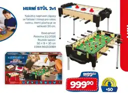 Sparkys Herní stůl 2v1 nabídka