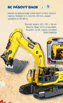 Sparkys Rc pásový bagr nabídka