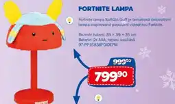 Sparkys Fortnite lampa nabídka