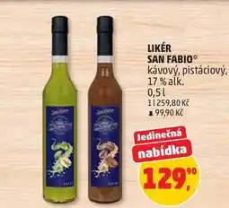 Penny Market LIKÉR SAN FABIO kávový, pistáciový, 17% alk nabídka