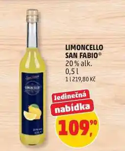 Penny Market LIMONCELLO SAN FABIO 20% alk nabídka