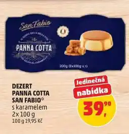 Penny Market DEZERT PANNA COTTA SAN FABIO s karamelem nabídka
