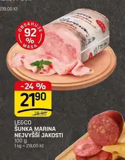Flop ŠUNKA MARINA NEJVYŠŠÍ JAKOSTI nabídka