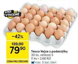 Tesco Tesco Vejce z podestýlky, 30 ks, velikost S nabídka