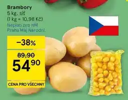 Tesco Brambory nabídka
