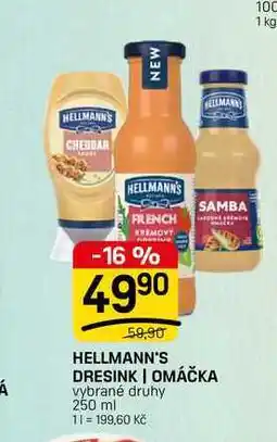 Flop HELLMANN'S SAMBA DRESINK | OMÁČKA vybrané druhy nabídka