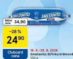 Tesco Smetanito Střívko krémové nabídka