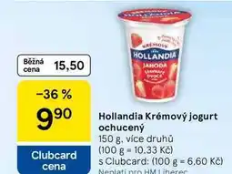 Tesco Hollandia Krémový jogurt ochucený, 150 g, více druhů nabídka