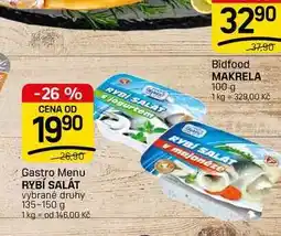 Flop RYBÍ SALÁT vybrané druhy nabídka