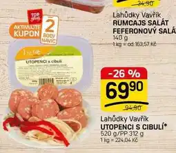 Flop UTOPENCI S CIBULÍ* 520 g/PP 312 g nabídka