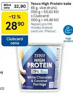 Tesco Tesco High Protein kaše, 65 g, více druhů nabídka
