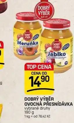 Flop Dobrý výběr Ovocná přesnídávka nabídka
