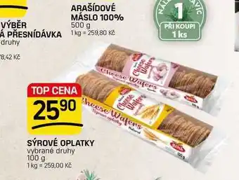 SÝROVÉ OPLATKY vybrané druhy