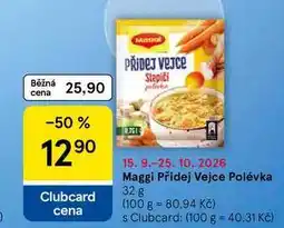 Tesco Maggi Přidej Vejce Polévka nabídka