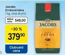 Tesco Jacobs Zrnková káva, 1 kg, více druhů nabídka