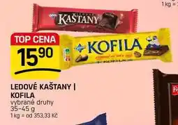 Flop LEDOVÉ KAŠTANY | KOFILA vybrané druhy nabídka