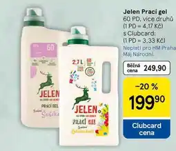 Tesco Jelen Prací gel, 60 PD, více druhů nabídka