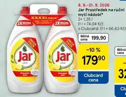 Tesco Jar Prostředek na ruční mytí nádobí nabídka