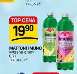 Flop MATTONI IMUNO vybrané druhy nabídka