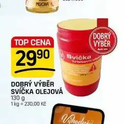 Flop DOBRÝ VÝBĚR SVÍČKA OLEJOVÁ nabídka