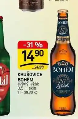 Flop KRUŠOVICE BOHÉM světlý ležák nabídka