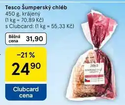 Tesco Tesco Šumperský chléb, 450 g, krájený nabídka