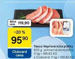 Tesco Tesco Vepřová kýta plátky nabídka