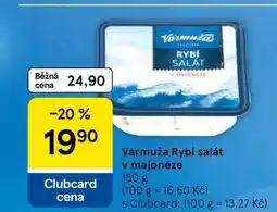 Tesco Varmuža Rybí salát v majonéze nabídka