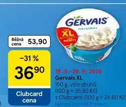 Tesco Gervais XL, 150 g, více druhů nabídka