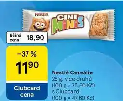 Tesco Nestlé Cereálie, 25 g, více druhů nabídka