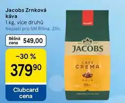 Tesco Jacobs Zrnková káva, 1 kg, více druhů nabídka