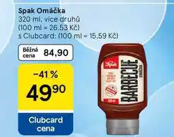 Tesco Spak Omáčka, 320 ml, více druhů nabídka