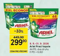 Tesco Ariel Prací kapsle, 44 PD nabídka