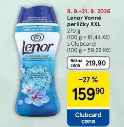 Tesco Lenor Vonné perličky XXL nabídka