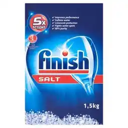 Tesco Finish Sůl do myček nádobí 1,5kg 1.5kg nabídka