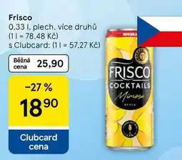 Tesco Frisco míchaný nápoj plech, 330ml, různé druhy nabídka